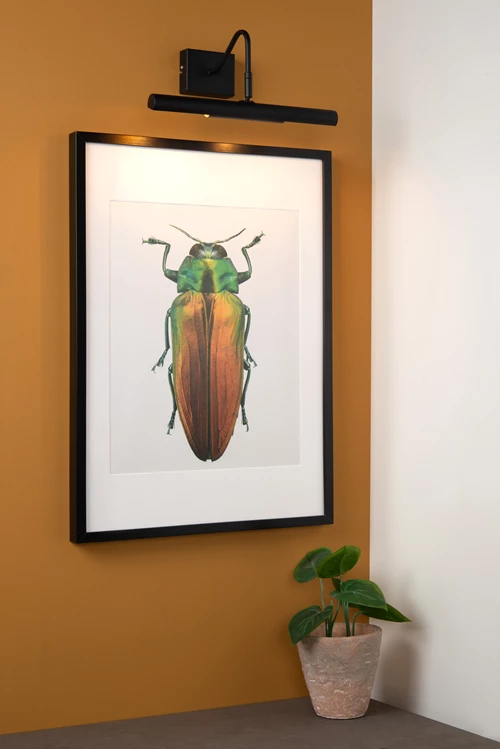 Lucide VINZ - Bilderleuchte - 2xG9 - Schwarz - Atmosphäre 1